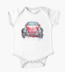 Classic Beetle Vintage Car One Piece - Short Sleeve