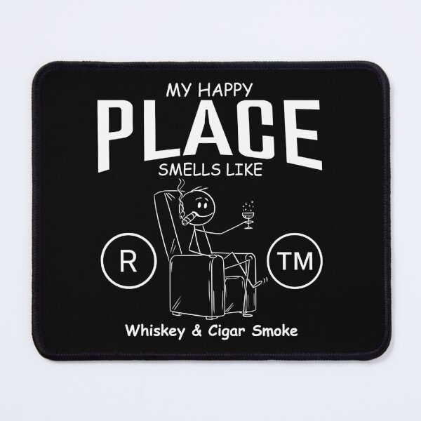 Item preview, My happy place (Cigars and bourbon) designed and sold by Peerless-Prime.