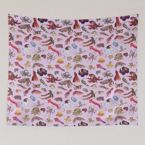 Item preview, Copy of CEPHALOPODS (grey lilac) designed and sold by BEATRIZ ABAITUA.