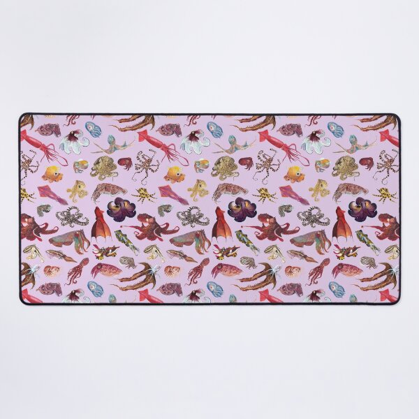Item preview, CEPHALOPODS (grey lilac) designed and sold by BEATRIZ ABAITUA.
