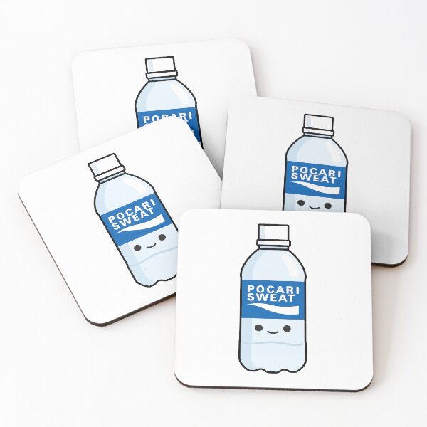 Item preview, Kawaii Pocari Sweat – Japanese Drink Bottle Illustration designed and sold by thehappypals.