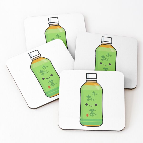 Item preview, Kawaii Oi Ocha – Japanese Green Tea Bottle Illustration designed and sold by thehappypals.
