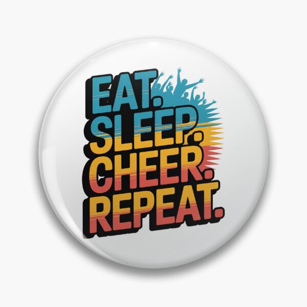 Item preview, Eat. Sleep. Cheer. Repeat. designed and sold by theartfulaspie.