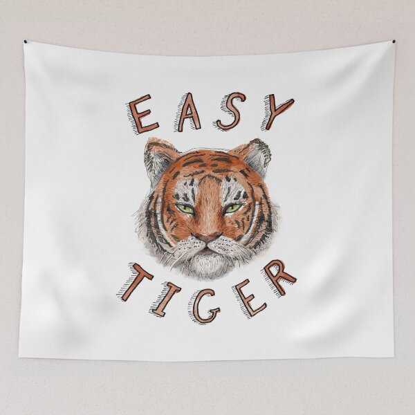 Item preview, Easy Tiger illustration by Robayre designed and sold by Robayre.