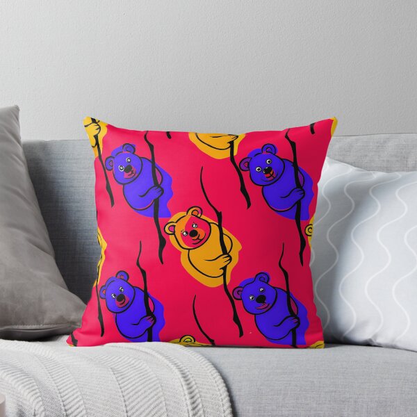 Item preview, Playful Bears on Branches Seamless Pattern designed and sold by ART ATTACK ZONE.