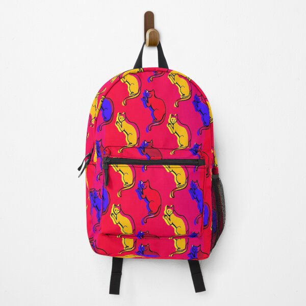 Item preview, Vibrant Pop Art Cats Seamless Pattern designed and sold by ART ATTACK ZONE.