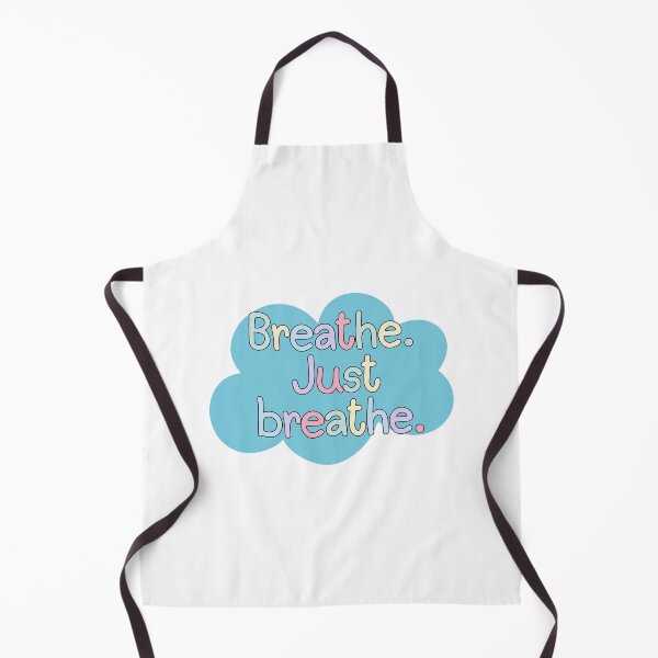 Item preview, Breathe. Just breathe. breathe quote, anxiety relief, calm down, mindful reminder, breathing exercise, pastel calm, relaxing message, mental health support, slow living designed and sold by sksparkles.