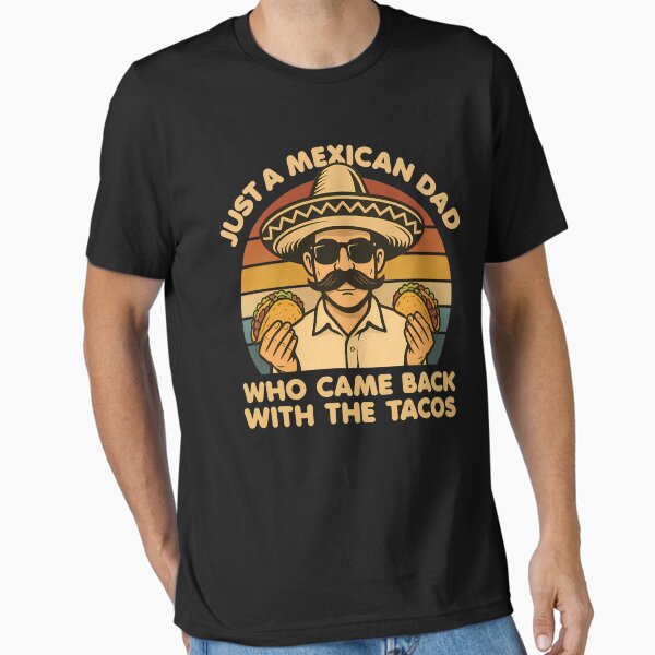 Item preview, Mexican Dad Funny Taco Quote Sombrero Proud Father designed and sold by inkedtee.