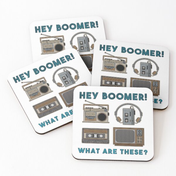 Item preview, hey boomer! what are these? vintage tv, retro radio, walkman, tape recorder, casette embroidery iron patch textured graphic artwork designed and sold by hayrpictures.