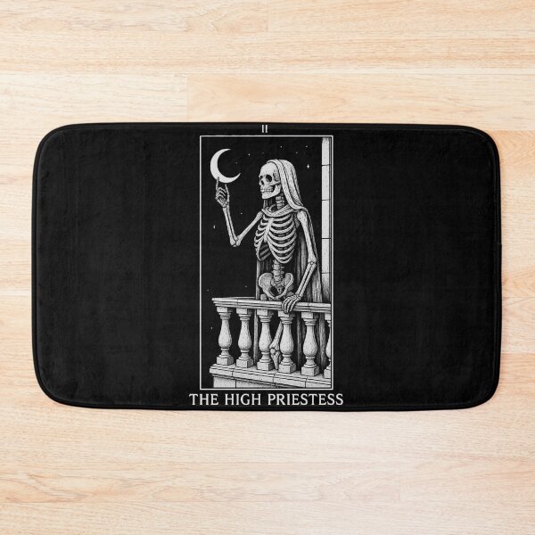 Item preview, The High Priestess - Major Arcana - Skeleton Tarot Cards designed and sold by Boriken Brujas.