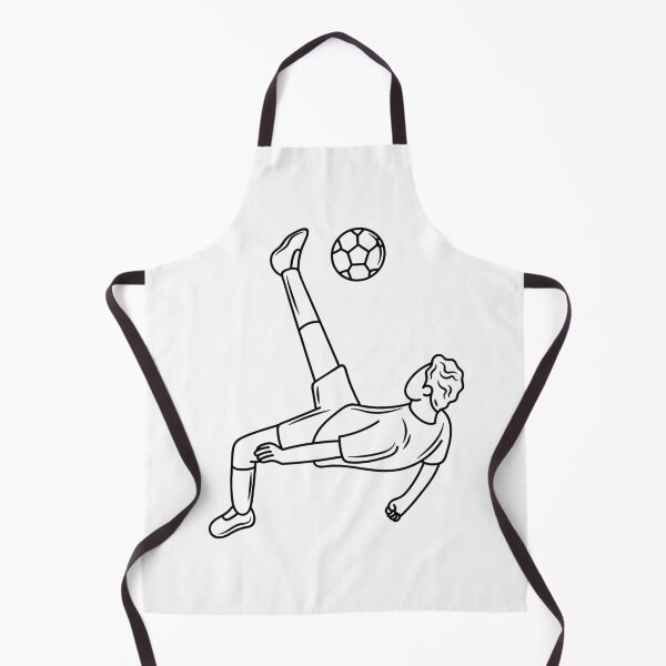 Item preview, Minimalist Bicycle Kick Football Line Art designed and sold by Hydravisions.