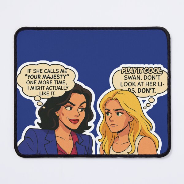 Item preview, Play It Cool – Queer Comic-Style Flirt Sticker designed and sold by Sandy's Cheeky Studio.