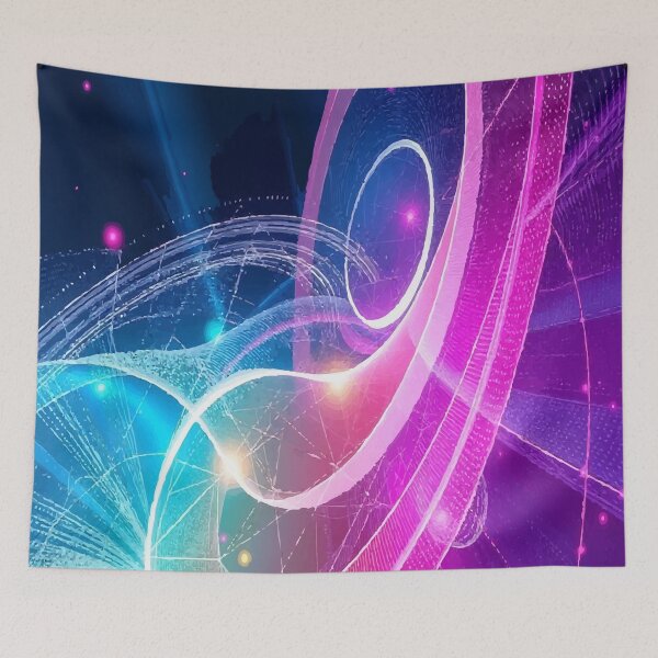 Item preview, Luminal Spirals of the Quantum Bloom designed and sold by AbstractAnom.