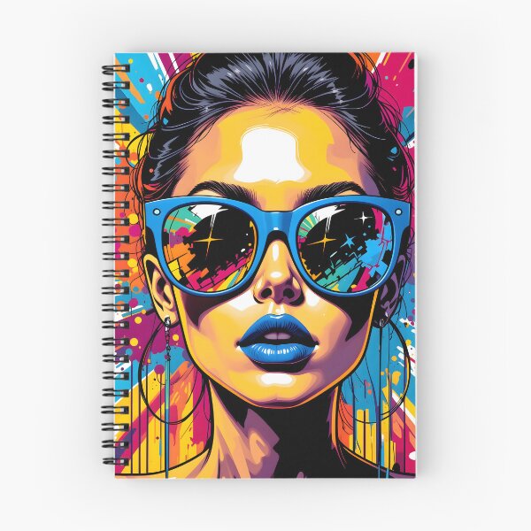 Artikelvorschau, Neon Confidence – Auffälliges Pop-Art-Porträt mit Farbexplosion entworfen und verkauft von BrushRushX.