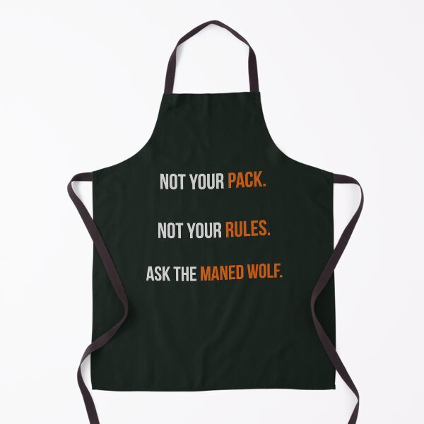 Item preview, Not Your Pack – Maned Wolf Quote Design | Kindwaves Rare Land Series designed and sold by KWkindwaves.