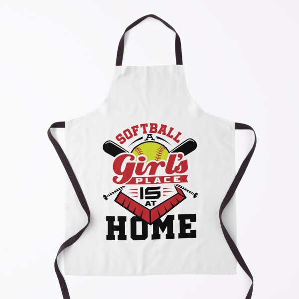Item preview, Softball Funny A Girl's Place Is At Home designed and sold by jaygo.