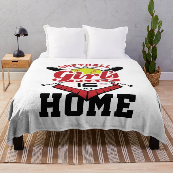 Item preview, Softball Funny A Girl's Place Is At Home designed and sold by jaygo.