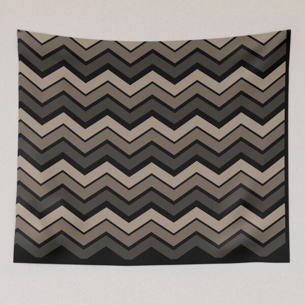 Item preview, Earthen Chevron Gradient Art designed and sold by Zakrytos ★★★★★.