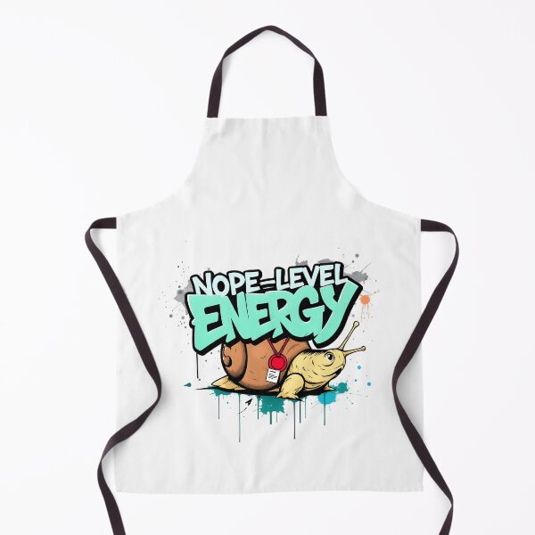 Item preview, Nope-Level Energy Slug Business humor Design designed and sold by FoxyJags.