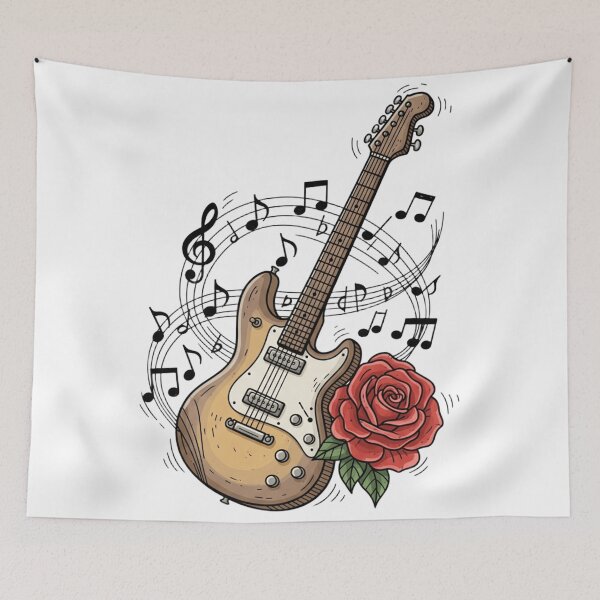 Item preview, "Melody of Dreams: Where Music Meets the Soul and Beauty Blossoms" designed and sold by Larama by Anna.