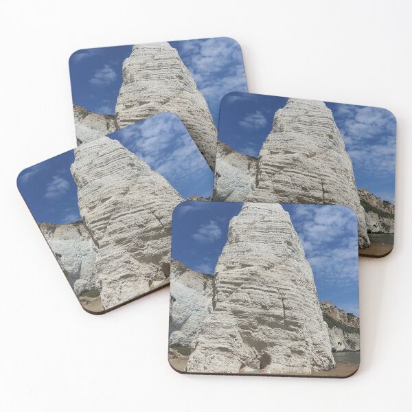 Item preview, Vieste Cliffs with Pizzomunno, Apulia, Italy designed and sold by Igor Pozdnyakov.