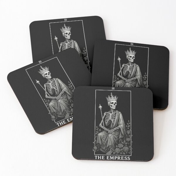 Item preview, The Empress - Major Arcana - Skeleton Tarot Cards designed and sold by Boriken Brujas.