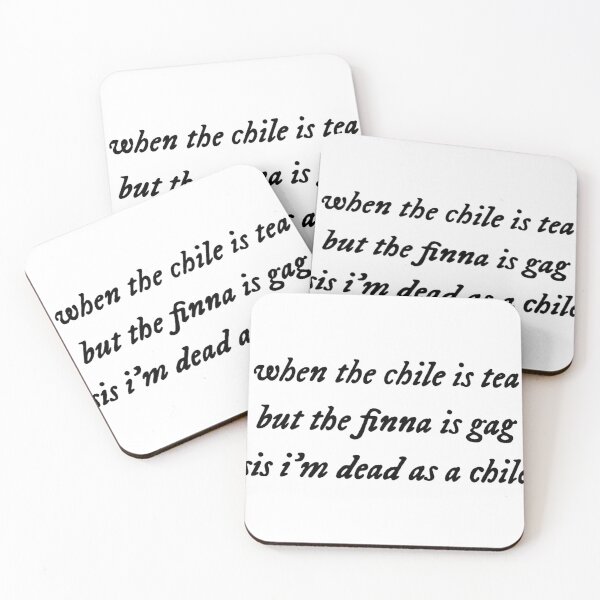 Item preview, when the chile is tea // ethel cain designed and sold by Quopall.