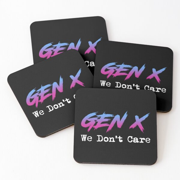 Item preview, Gen X - We Don't Care designed and sold by Cat Lady Designs.