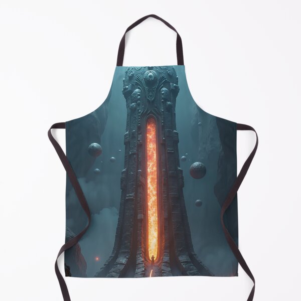Item preview, Futuristic monolith with glowing gate designed and sold by Architect Prime.
