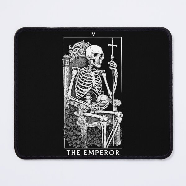 Item preview, The Emperor - Major Arcana - Skeleton Tarot Cards designed and sold by Boriken Brujas.