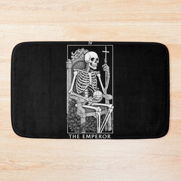 Item preview, The Emperor - Major Arcana - Skeleton Tarot Cards designed and sold by Boriken Brujas.
