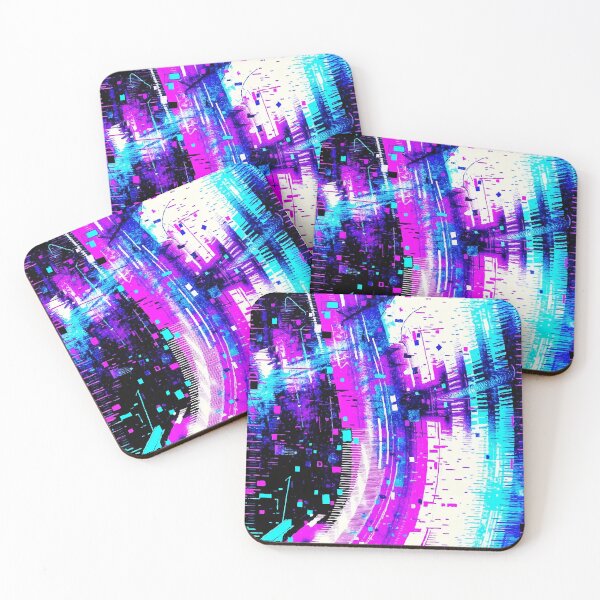 Item preview, Synthetic Collapse: Neon Signal Glitch designed and sold by AbstractAnom.