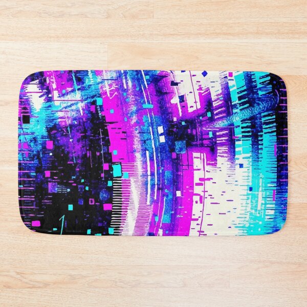 Item preview, Synthetic Collapse: Neon Signal Glitch designed and sold by AbstractAnom.
