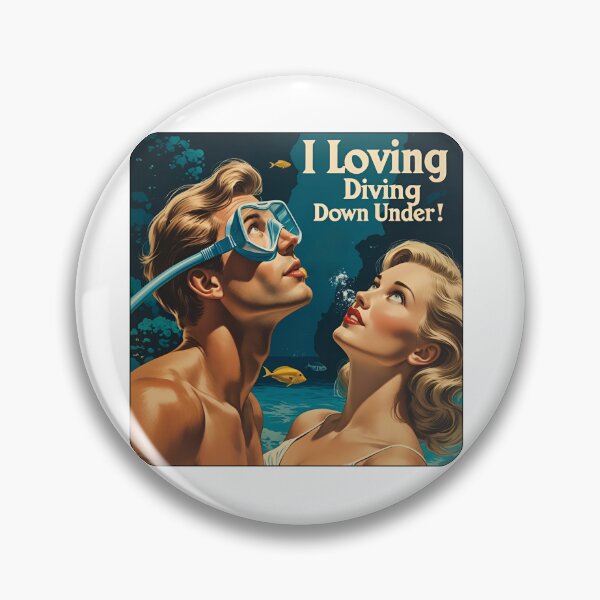 Item preview, I love diving down under! designed and sold by NicMacTees.