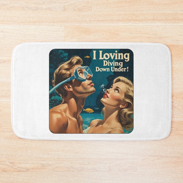 Item preview, I love diving down under! designed and sold by NicMacTees.