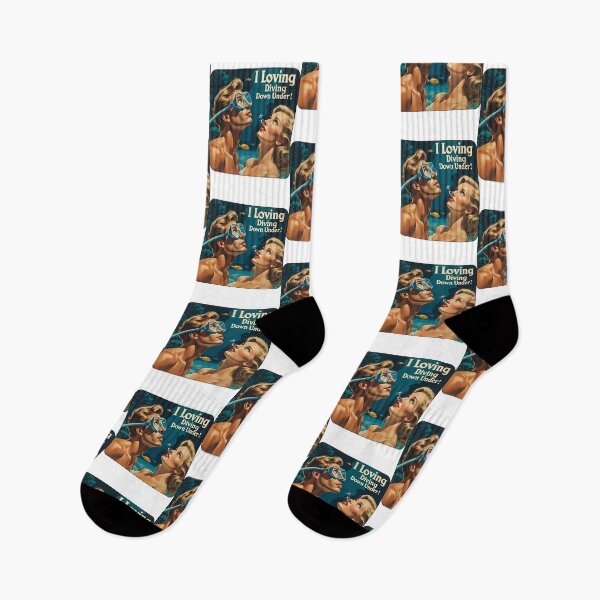 Item preview, I love diving down under! designed and sold by NicMacTees.