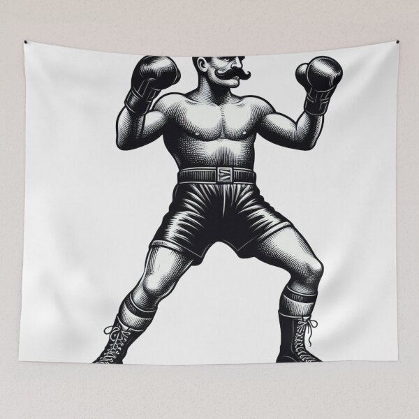 Item preview, Old School Fight Night Poster designed and sold by Martial-Art-23.