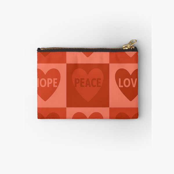 Item preview, Red Hearts with Positive Words Grid designed and sold by Owcomm.