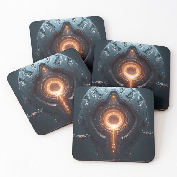 Item preview, Orbital Sentinel – Sci-Fi Eye of the Machine designed and sold by Architect Prime.