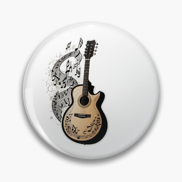Item preview, Strings of Harmony – Acoustic Guitar Sticker designed and sold by Afraadil001.