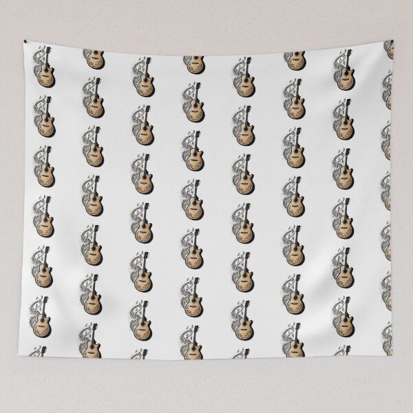 Item preview, Strings of Harmony – Acoustic Guitar Sticker designed and sold by Afraadil001.