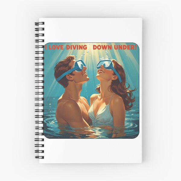 Item preview, I love diving down under! designed and sold by NicMacTees.