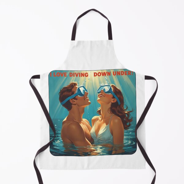 Item preview, I love diving down under! designed and sold by NicMacTees.