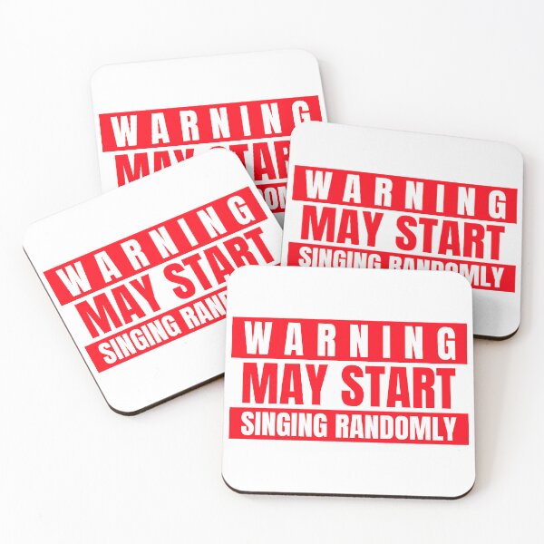 Item preview, Warning: May Start Singing Randomly designed and sold by Paige Turner Designs.