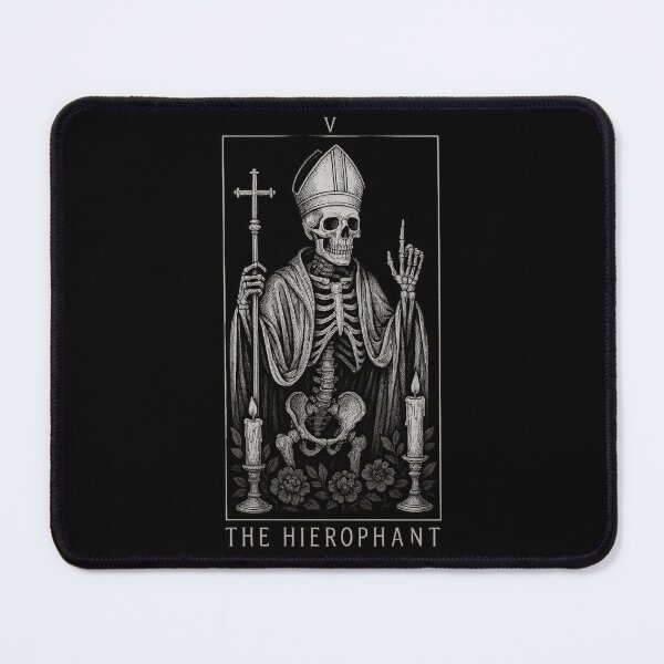 Item preview, The Hierophant - Major Arcana - Skeleton Tarot Cards designed and sold by Boriken Brujas.