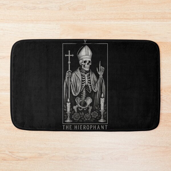 Item preview, The Hierophant - Major Arcana - Skeleton Tarot Cards designed and sold by Boriken Brujas.
