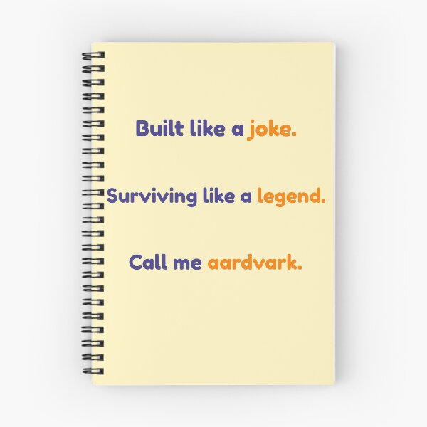 Item preview, Aardvark Survival – Funny Animal Quote Design | Kindwaves Rare Land Series designed and sold by KWkindwaves.