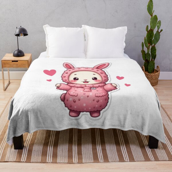 Item preview, Brave Bunny Kawaii – Labubu Inspired Pink Character Art designed and sold by ColorsSoul ⭐️⭐️⭐️⭐️⭐️.