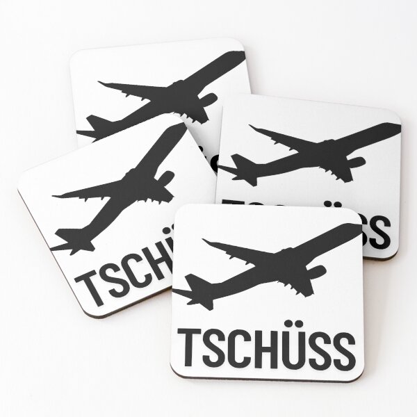 Item preview, TSCHÜSS, Flieger in die Heimat designed and sold by MoxCrypto.