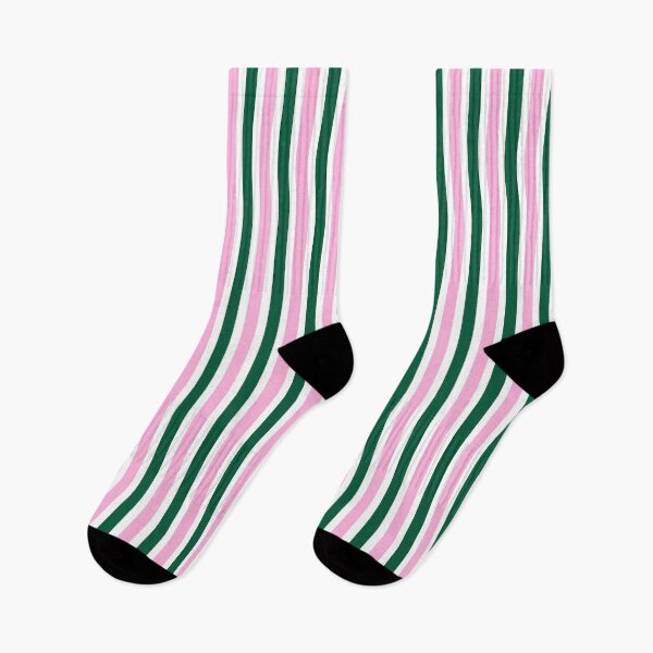 Item preview, Green, Pink and White Stripes designed and sold by OneThreeSix.